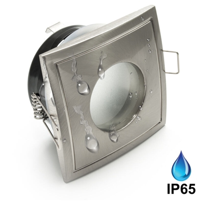 Planetitaly - Faretto quadrato ad incasso IP65 per doccia bagno ambienti umidi
