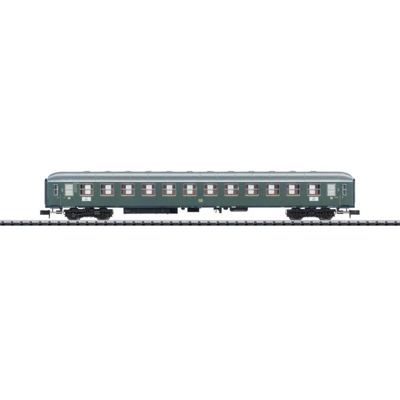 N vagone a treno rapido B4Um-63 2.Cl. di DB 18403 - Minitrix