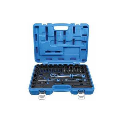 Set di chiavi a bussola, 6,3 (1/4) e 12,5 (1/2), 69 pezzi, 1 pezzo, 5255 - BGS