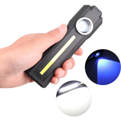 Pieghevole con magnete Ricarica USB forte luce da lavoro leggera 1902B viola características