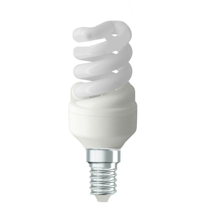 Lampadina a risparmio energetico e14 7w lampada spirale luce gialla extrastar