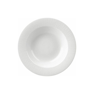 Churchill Piatto Pasta Bowl Bamboo 25cm Bianco