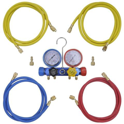 Set Manometro A 4 Vie Con Custodia precio