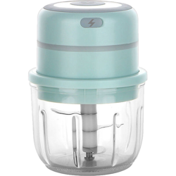 Tritatutto per condimento alimentare USB blu-verde, versione potenziata da 300 ml en oferta