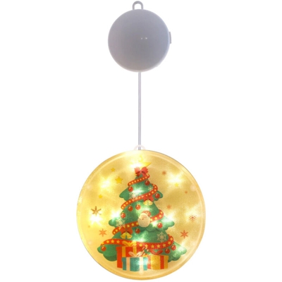 luci luci decorative Sucker LED di Natale festoso luci di Natale batteria un'atmosfera luminosa vetrina le stelle disposte le luci della stringa,