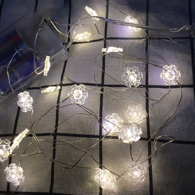 scatole di decorazione di Natale fissaggio luce della stringa di rame luci di Natale luci di Natale 20 2 m spia atmosfera, neve integrale
