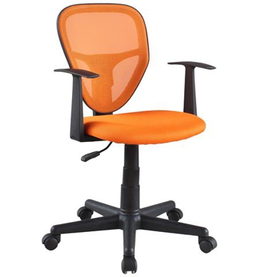 Poltrona Ufficio Arancione 43,5x39,5cm / x92,5h Cm