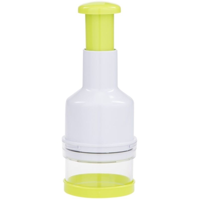 Tagliacipolle in Abs/Acciaio Bianco/Verde