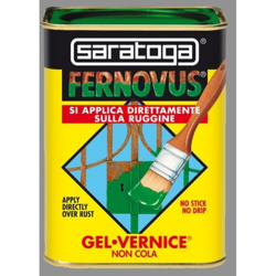 Vernice Antiruggine in Gel Fernovus, Brillante Saratoga - Vernice Gel Antiruggine Fernovus Grigio Medio Brillante 750ml características