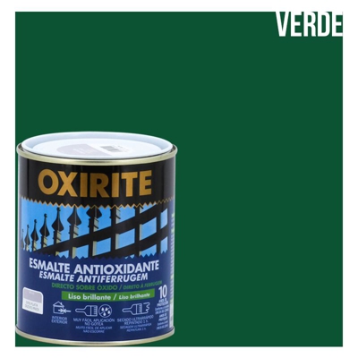 Oxirite liscio lucido 10 anni colori | 750 mL - verde - verde