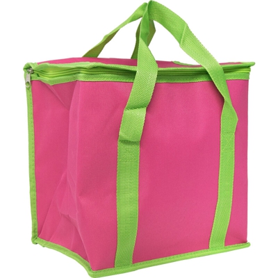 Borsa frigo rettangolare in oxord 600D - capacità 16 L FUCSIA 28x20x28Cm