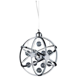 Lampadario Sferico A Sospensione Con Sfere In Vetro Cromato precio