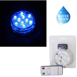 Peragashop - UCE DI NATALE SOMMERGIBILE CON 10 LED BIANCO FREDDO + TELECOMANDO ADDOBBI ESTERNO en oferta