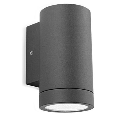 Shelby - Lampada Da Parete Singola A Led, In Alluminio, 3 W, Colore: Grafite