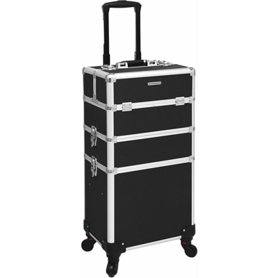 Valigia da Trucco Professionale, Beauty Trolley da Viaggio, Carrello Cosmetico