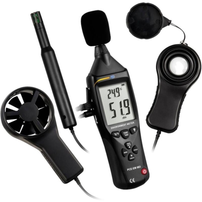 Strumento multi-parametro (fonometro + luxmetro+ termoigrometro) PCE-EM 883 - Pce Instruments