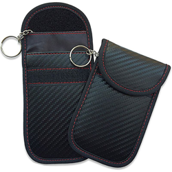 Thsinde - Mini RFID Keyless Schermatura Custodia Chiave Protezione Blocker Radioprotezione Keyless Auto,Faraday Key Bag Protezione dalle Radiazioni en oferta