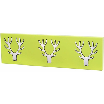 Armadio guardaroba di design con corna di cervo, abiti in cromo, che tagliano la decorazione del corridoio verde BHP B990535 -22