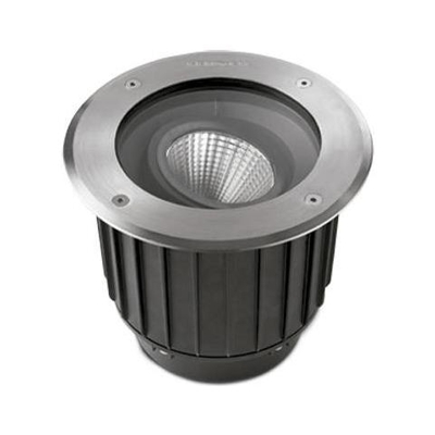 Faretto Da Incasso A Terra Per Esterni A Led In Acciaio Inossidabile Lucido 12,5 Cm 995lm 2700k Ip67