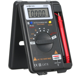 RICHMETERS mini portatile multimetro digitale multifunzione 4000 Conti Multi Meter AC / DC Transistor tester di tensione amperometro sensore di características