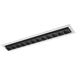 Soffitto Da Incasso A Led Tecnico Moderno Bianco, Nero, Bianco Caldo 3000k 1510lm características