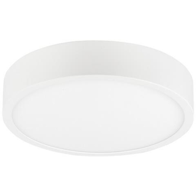 Faretto A Incasso A Led Rotondo Da 30 Cm, 30w, 3000k, 2550lm, Bianco Opaco, Acrilico Satinato