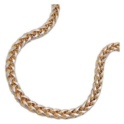 Collana 539001 - Wheat Chain 14ct Gold 45cm en oferta