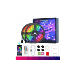 Striscia LED blu, striscia LED 10M 300 LED 5050 RGB impermeabile, controllata da APP per smartphone, sincronizzazione con funzione ritmo musicale / características