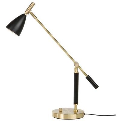 Lampada Da Tavolo A 1 Luce Nero Opaco