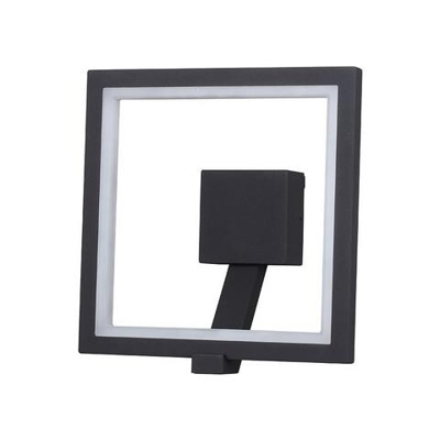 Lampada Da Parete, 9,5w Led, 3000k, 700lm, Ip65, Antracite