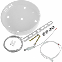 BeMatik - Accessorio per appendere il pannello LED del soffitto con 4 cavi in acciaio características