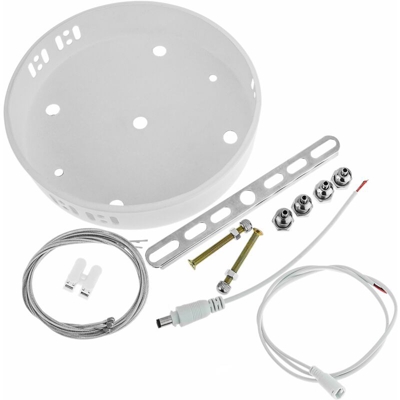 BeMatik - Accessorio per appendere il pannello LED del soffitto con 4 cavi in acciaio
