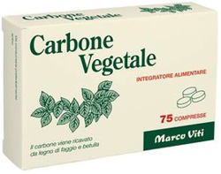 CARBONE VEGETALE 75 COMPRESSE en oferta
