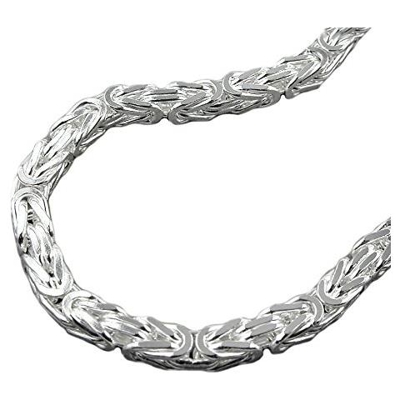 Collana 137003 - Byzantine Chain 6mm Argento 925-55cm