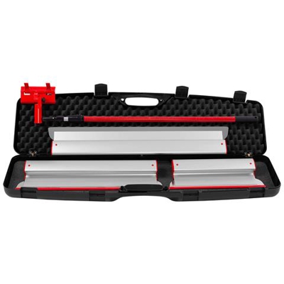 Set Lisciante ZuperPRO in Valigia, 3 * Lama Lisciante Professionale 40/60/80 cm + Palo telescopico 1.6m