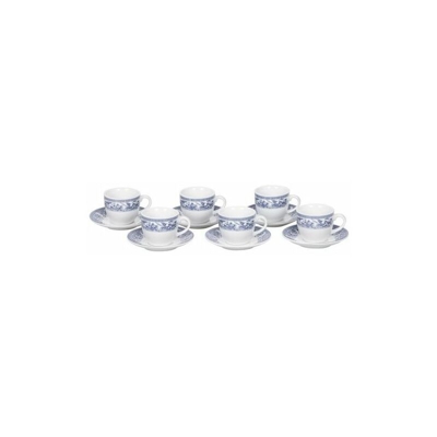 Casa Collection - Confezione 6 Tazzine da Caffe' con Piattino Old England