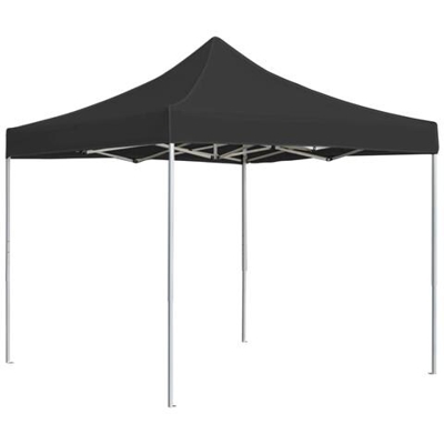 Gazebo Professionale Pieghevole Alluminio 2x2 M Antracite