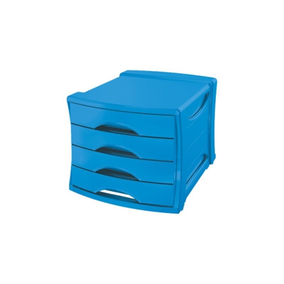 Esselte - CASSETTIERA 4 CASSETTI ROSSO