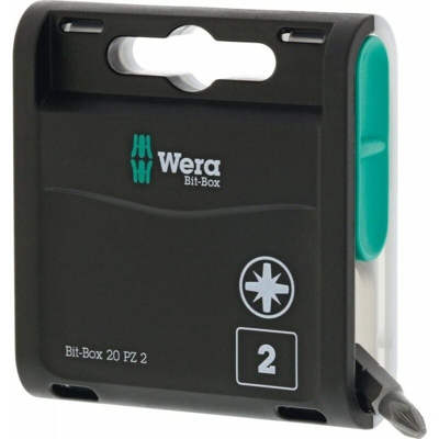 20H Assortimento Punta Con 20 Unità Pz2X25Mm Bits Wera