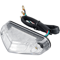 Insma - Fanale posteriore rosso universale a 12 LED per freno posteriore DC 12V per moto ATV Dirt Bike bianco características