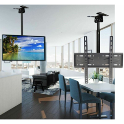 Topolenashop - SUPPORTO SOFFITTO PER TV STAFFA BRACCIO REGOLABILE DA 26 A 60 POLLICI MAX 55KG en oferta
