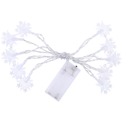 1,5 m 10 luci della stringa di luce della stella luce decorativa della stringa di Natale batterie 2 * AA chiaro / bianco caldo precio