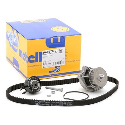 METELLI Pompa Acqua + Kit Cinghia Distribuzione 30-0676-2 Pompa Acqua + Kit Cinghie Dentate,Pompa VW,SEAT,POLO (6N2),Lupo (6X1, 6E1)