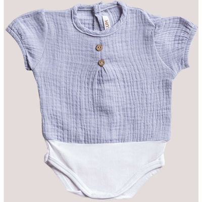 SKLUM Body Camicia a body in cotone Tribi Blu Oceanico Cotone