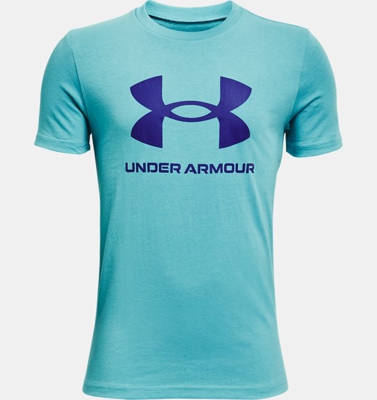 Maglia a manica corta UA Sportstyle Logo da ragazzo