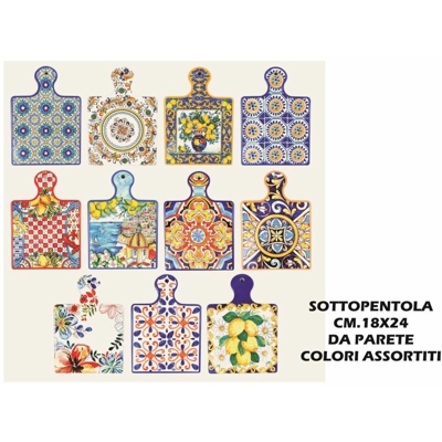 Bighouse It - SOTTOPENTOLA CERAMICA DA PARETE CM.18X24