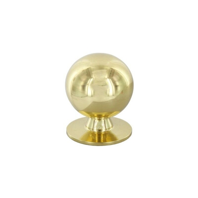 Pomolo pomello per mobili oro lucido 30 mm 10 pezzi art. P2172.01 - Cafim
