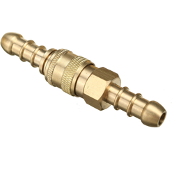 Connettore di accoppiamento a sgancio rapido per tubo per gas propano / butano i / d da 8 mm características