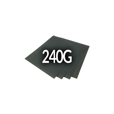 AWDP240, Fogli di carta abrasiva per utilizzo a secco e a umido A240, 25 pz. - Faithfull