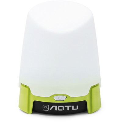 Luci da campeggio colorate per esterni spedite senza batteria AT5507 verde